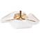 Possini Euro Grosvenor 25" Brushed Gold LED Ceiling Light