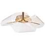 3_Possini Euro Grosvenor 25" Brushed Gold Modern LED Ceiling Light