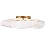 6_Possini Euro Grosvenor 25" Brushed Gold Modern LED Ceiling Light more views