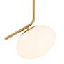 4_Possini Euro Gwynn 12" Wide Black and Gold Mini Pendant more views