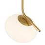 5_Possini Euro Gwynn 12" Wide Black and Gold Mini Pendant more views