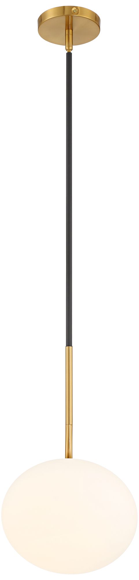 Watch A Video About the Possini Euro Gwynn Black and Gold Mini Pendant