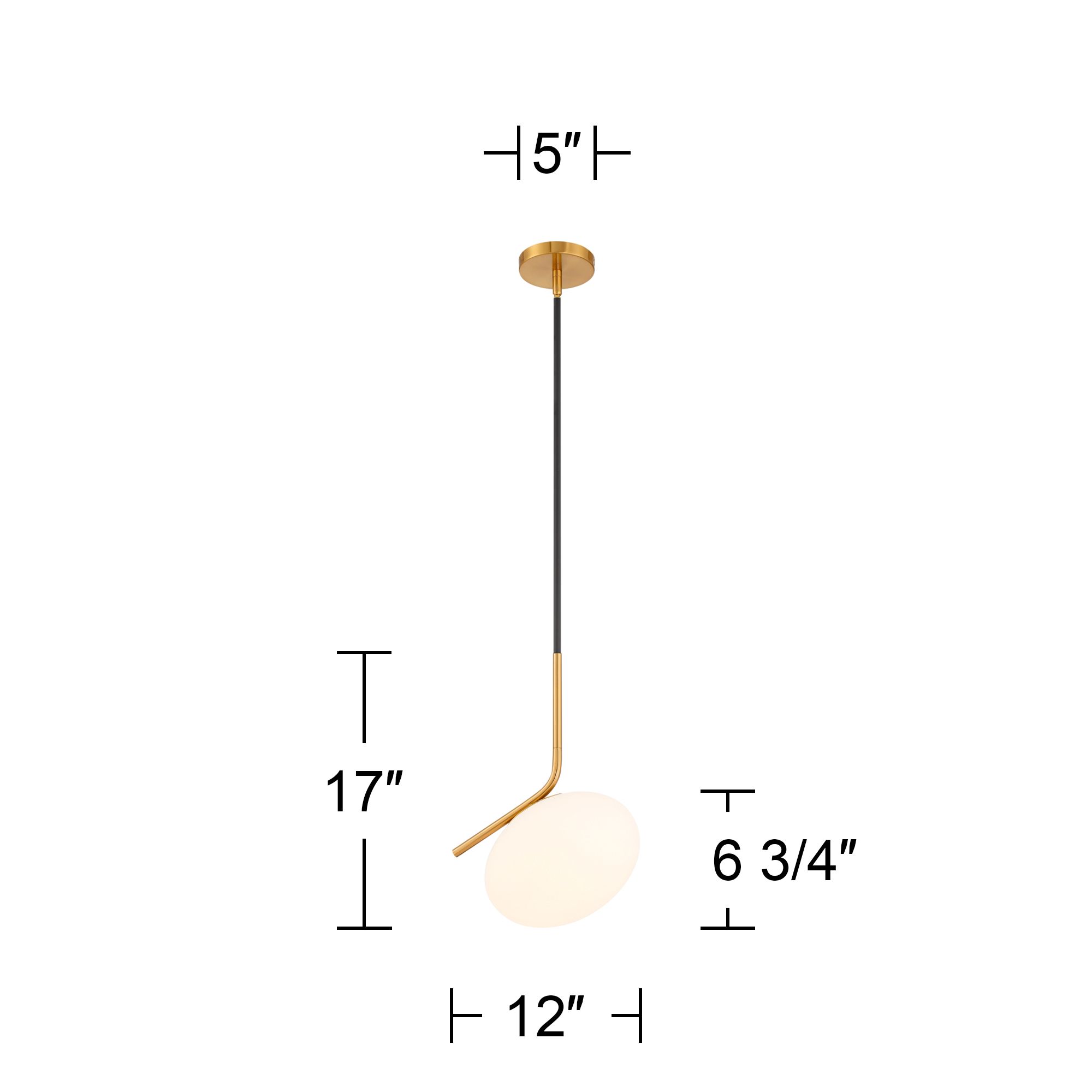 Watch A Video About the Possini Euro Gwynn Black and Gold Mini Pendant