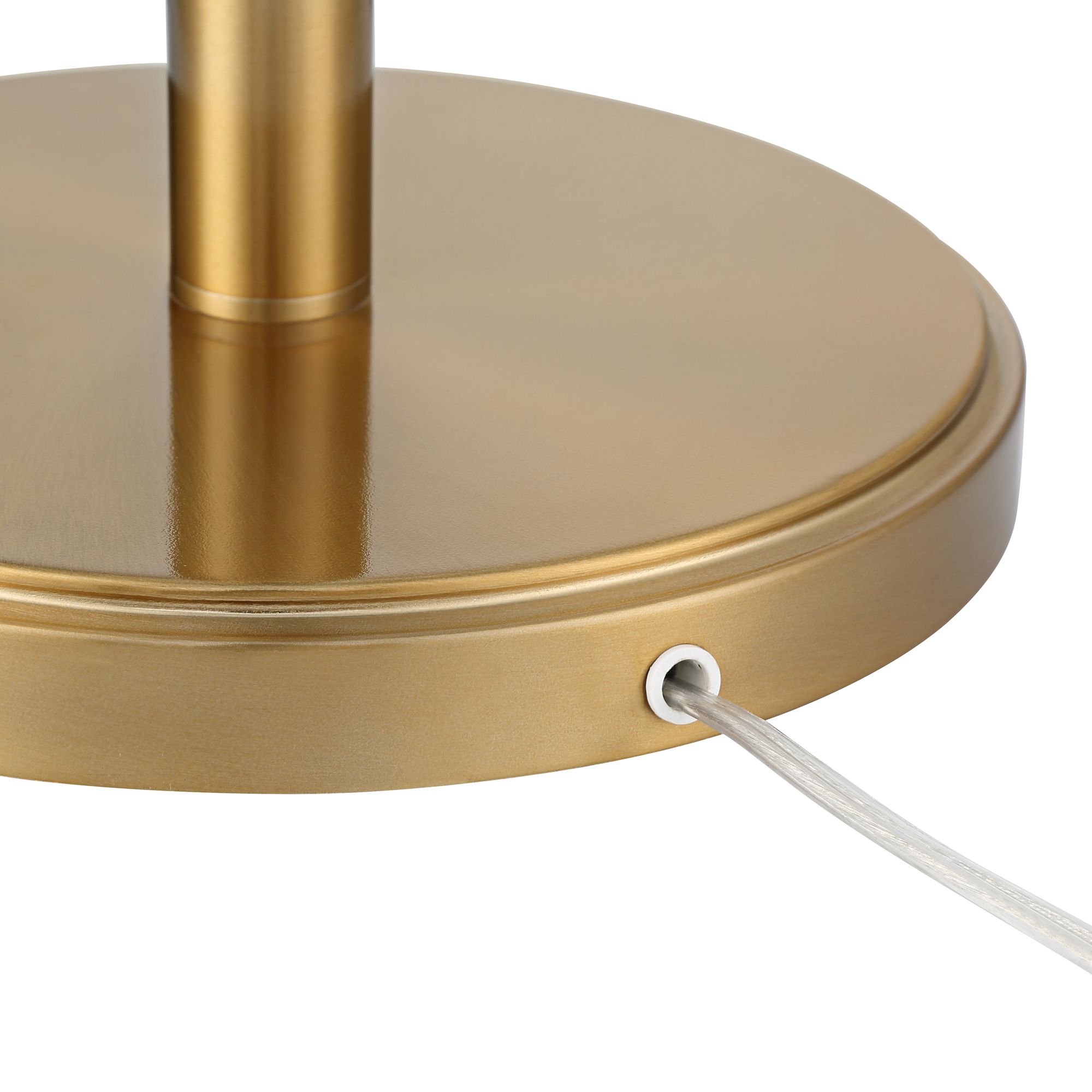 Possini Euro Halifax Floor Lamp with Caged Organza Shade 431H2