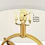 7_Possini Euro Halley 27 1/2" Gold Astro Globe Lamp with Night Light more views
