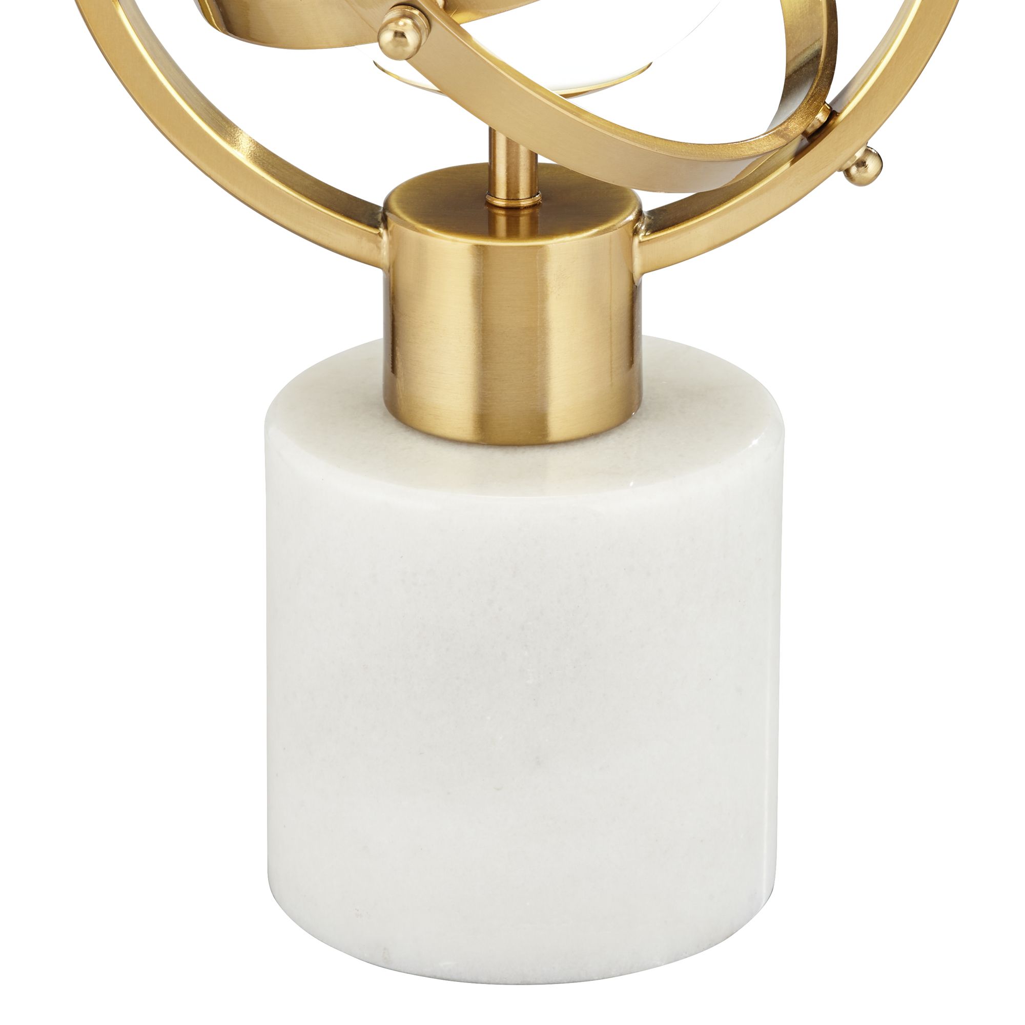 Possini Euro Halley 27 1/2" Gold Astro Globe Lamp with Night Light in scene