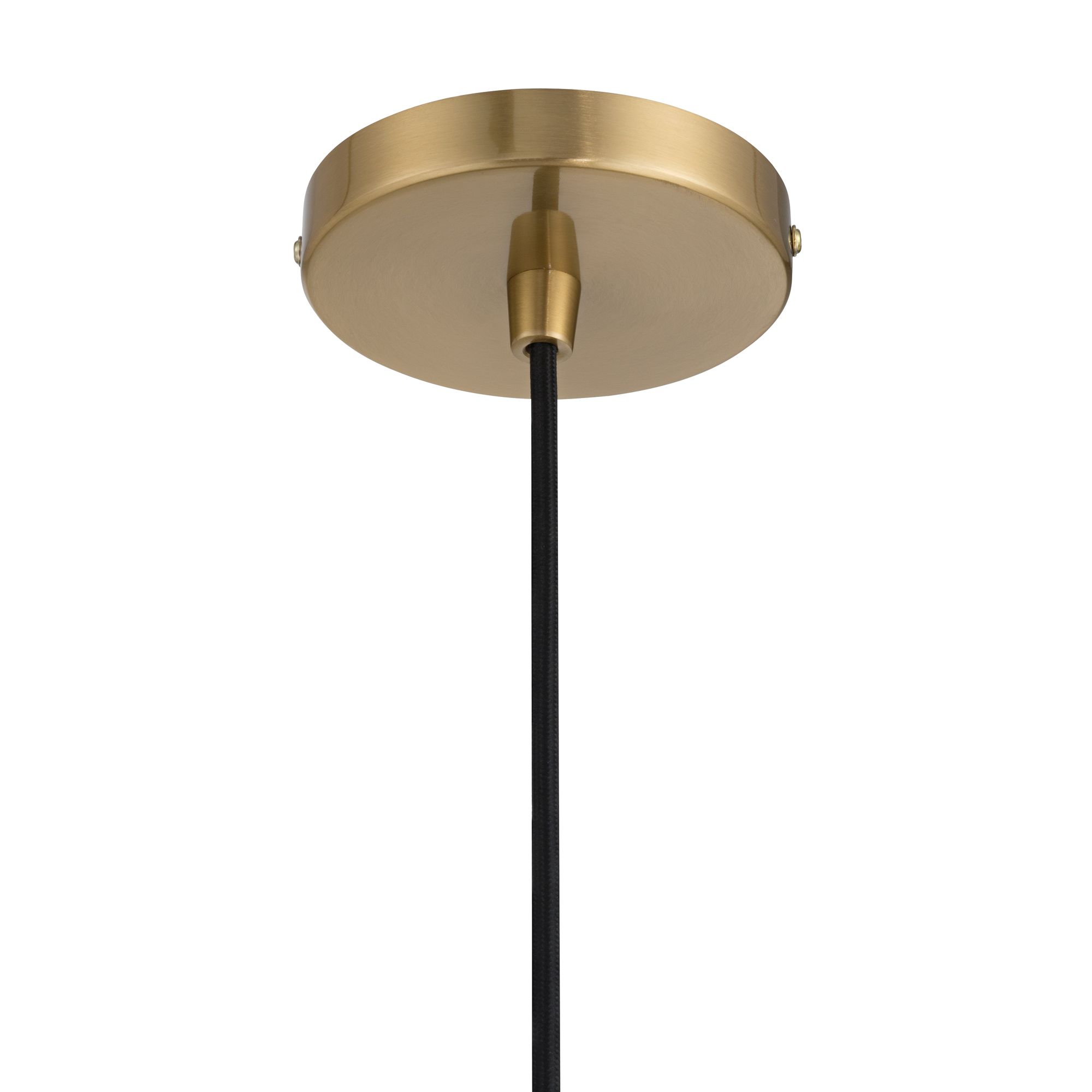Image 6 Possini Euro Halovar 8 1/2"W Brass Travertine LED Mini Pendant Light more views