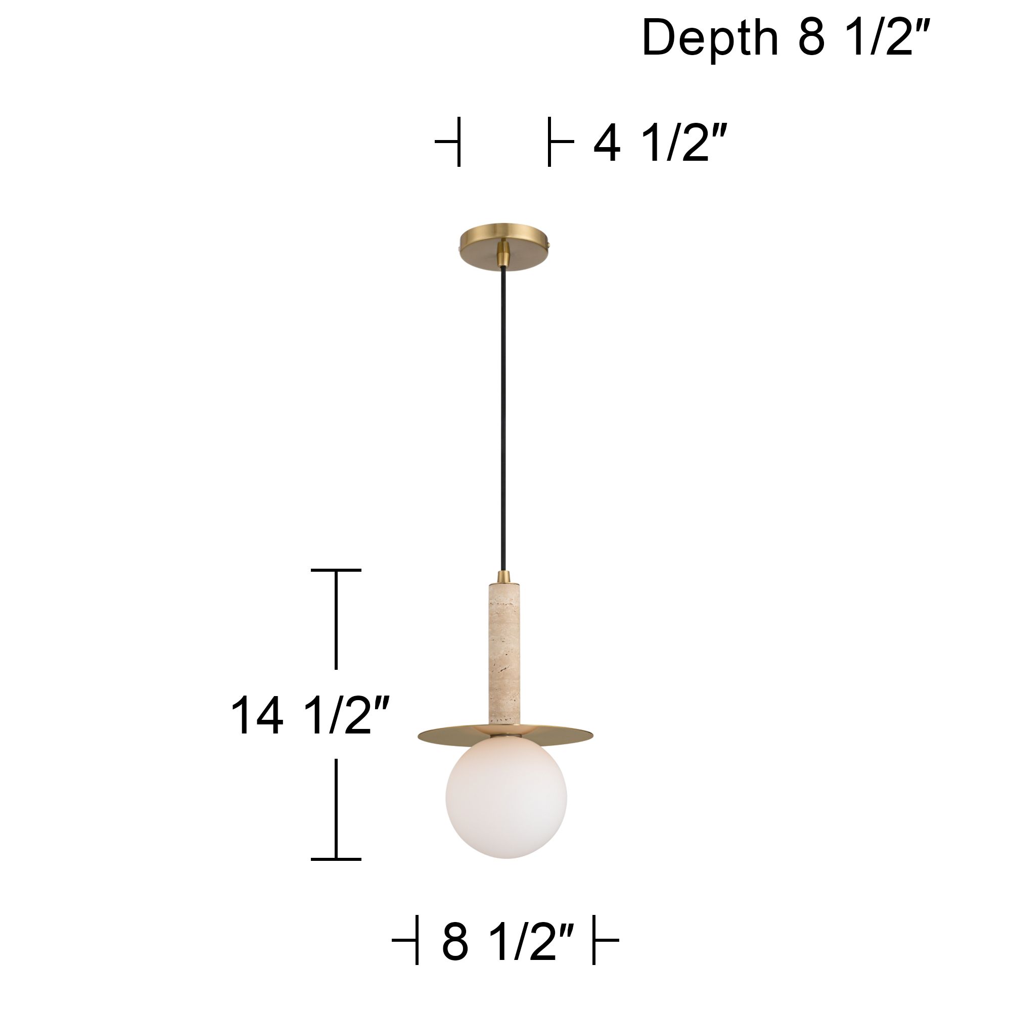 Watch A Video About the Possini Euro Halovar Brass Travertine LED Mini Pendant Light