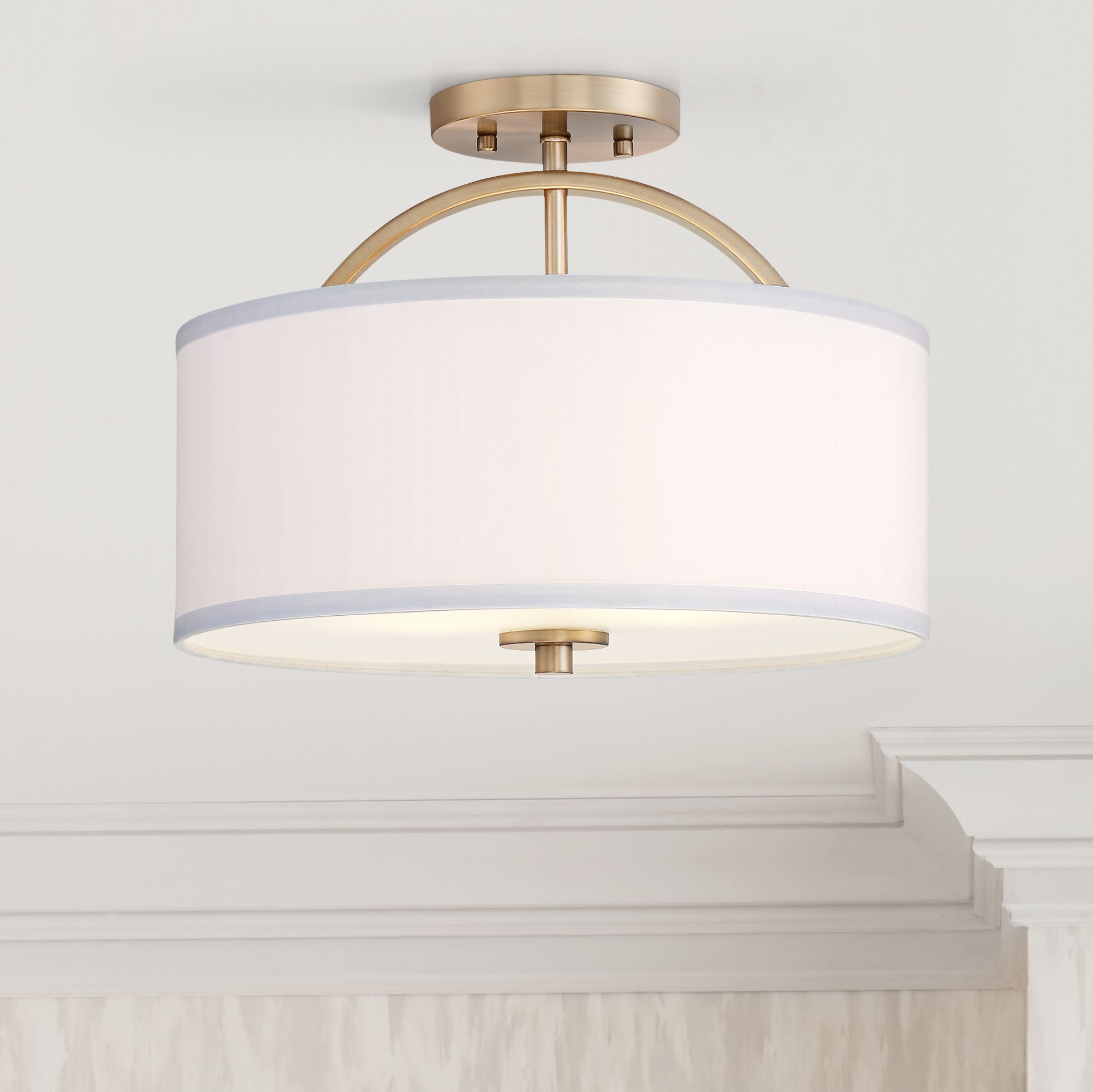 semi flush mount lighting modern