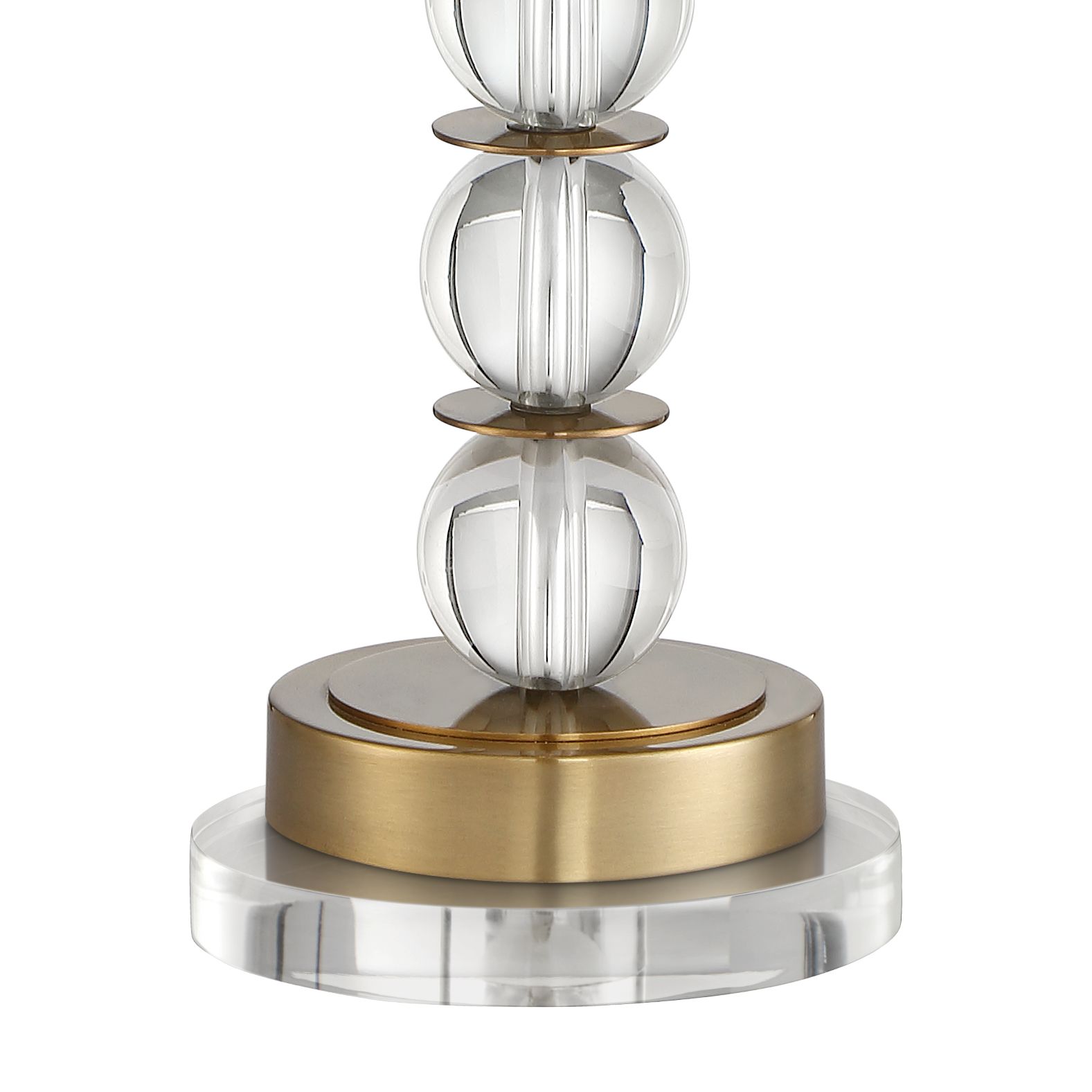 Image 5 Possini Euro Halston 33 1/2" Buffet Lamp with Round Riser more views