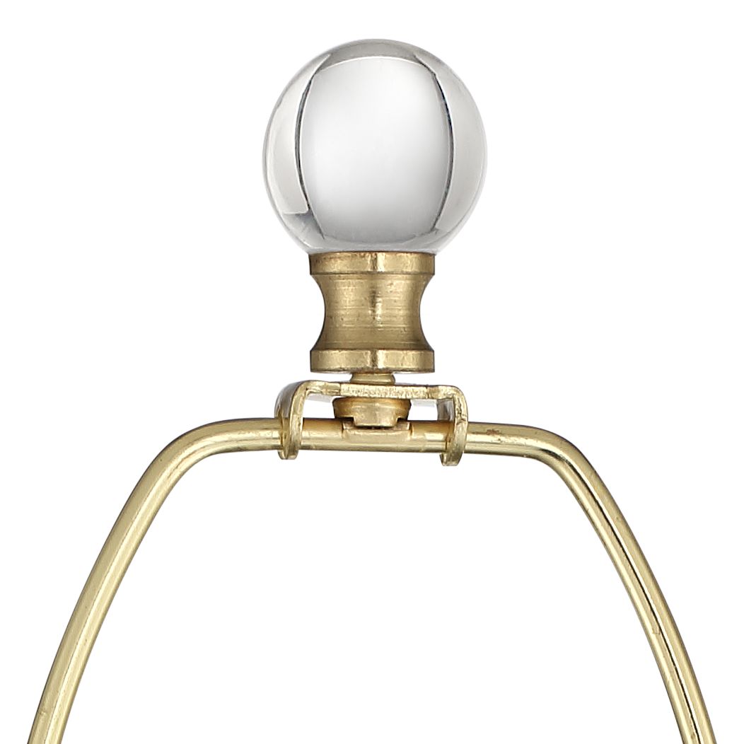 Image 3 Possini Euro Halston Crystal Segment Table Lamp more views