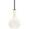 Possini Euro Hamlin 10" Wide Semi Gloss Black Mini Pendant
