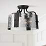 2_Possini Euro Hanniger 16 1/4"W Black 4-Light Ceiling Light