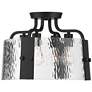 7_Possini Euro Hanniger 16 1/4"W Black 4-Light Ceiling Light more views