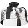 Watch A Video About the Possini Euro Hanniger Black 4 Light Ceiling Light