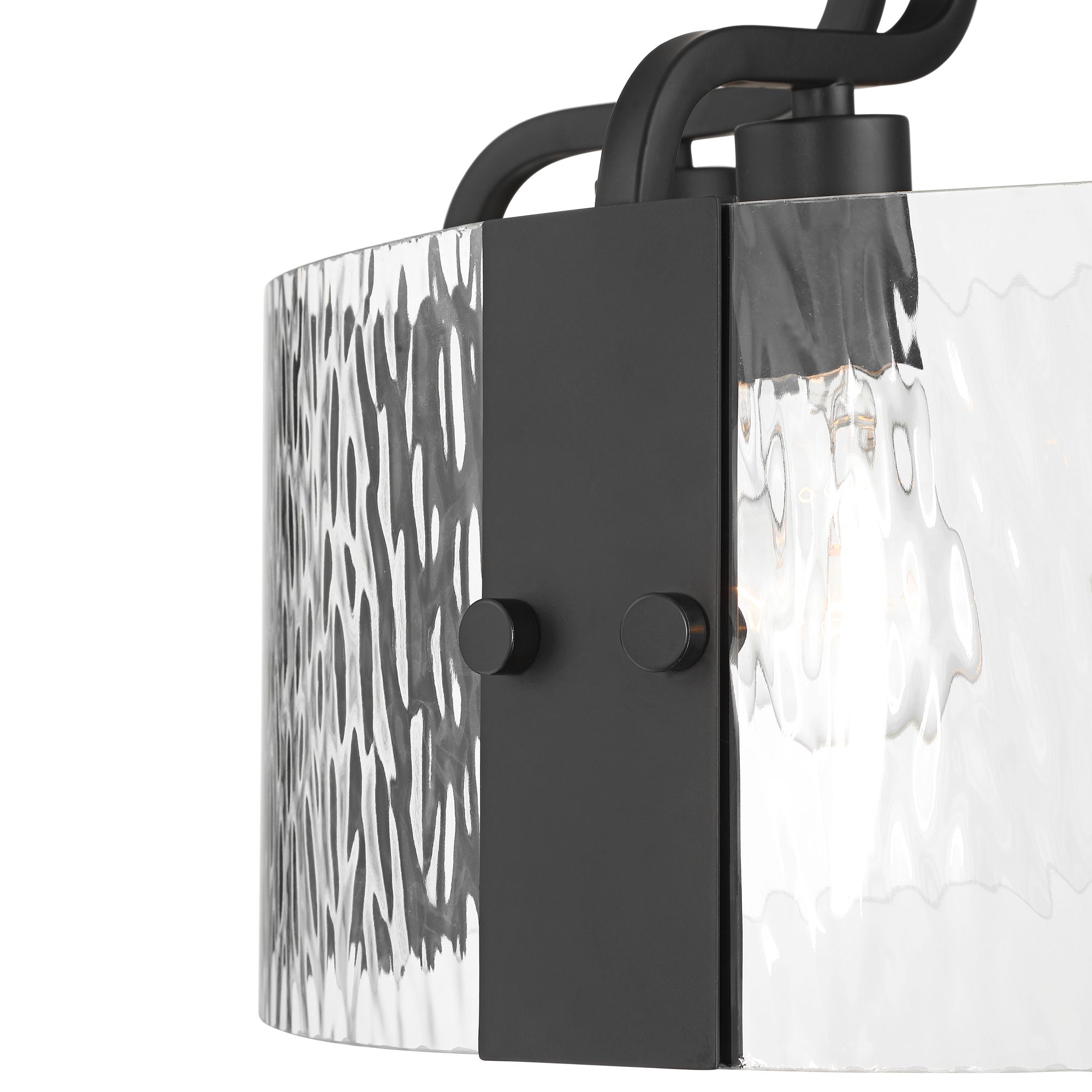 Image 5 Possini Euro Hanniger 16 1/4"W Black Cast Glass 4-Light Ceiling Light more views