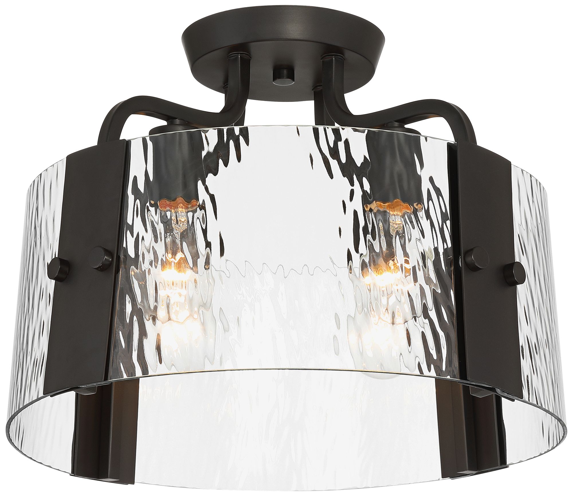 Watch A Video About the Possini Euro Hanniger Black 4 Light Ceiling Light