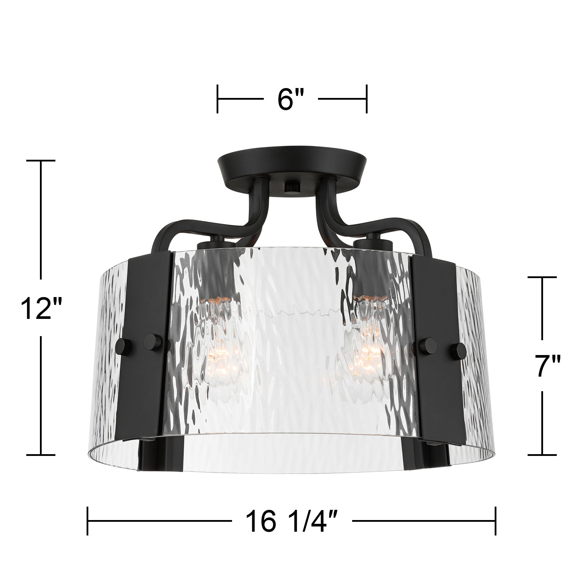 Watch A Video About the Possini Euro Hanniger Black 4 Light Ceiling Light