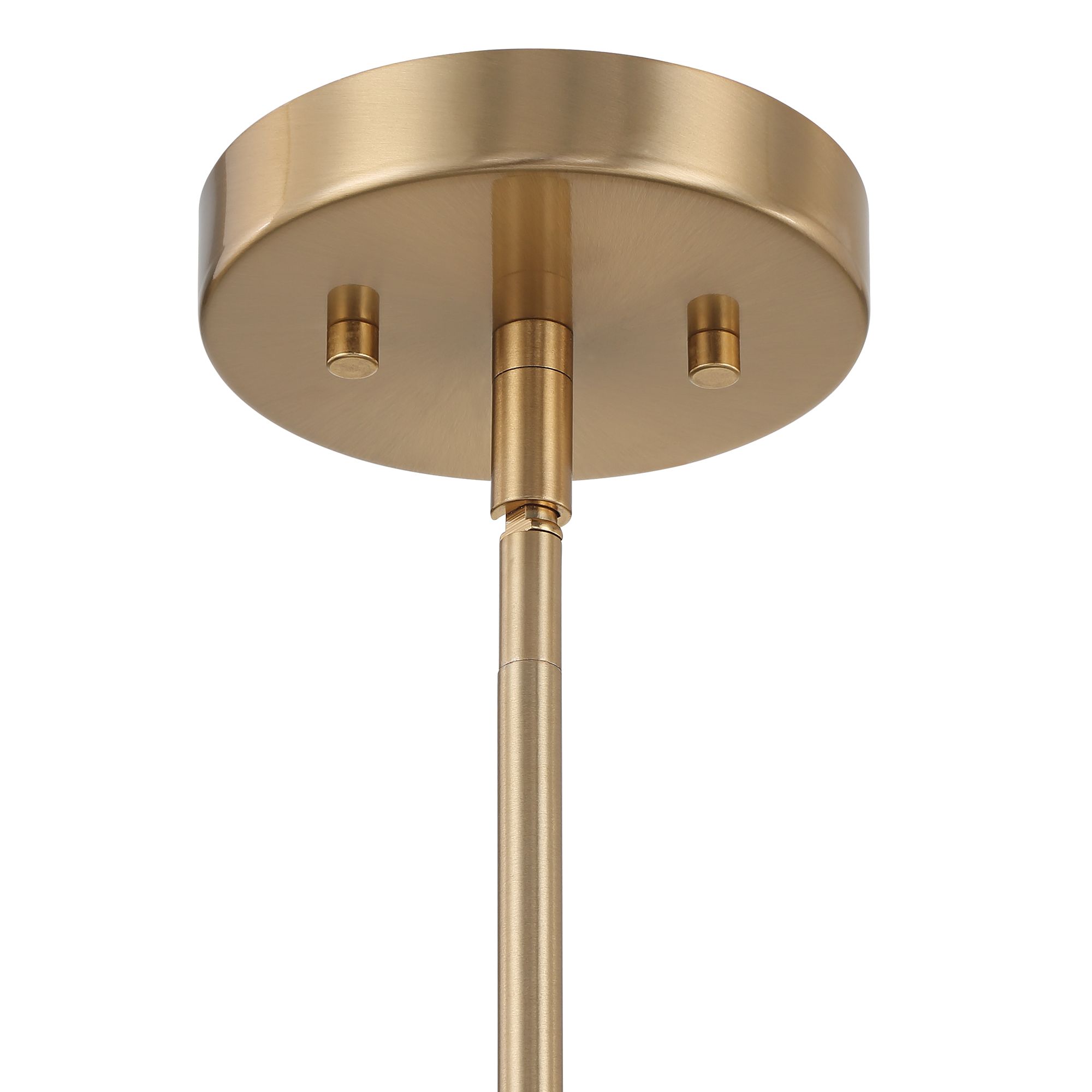 Image 5 Possini Euro Hannover 12"W Warm Brass White Glass Mini Pendant Light more views