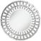 Possini Euro Hannover 32" Round Glass Wall Mirror