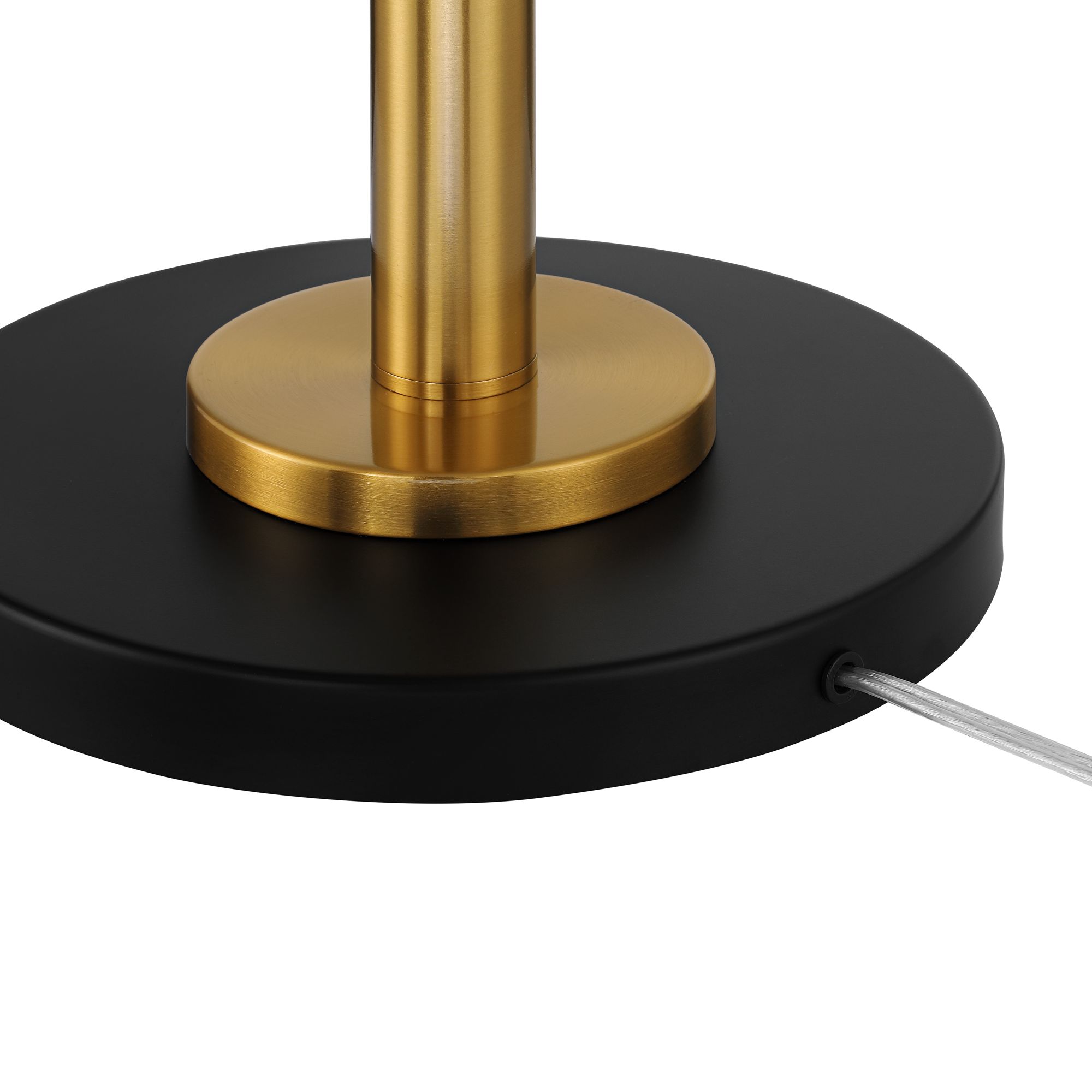 Image 7 Possini Euro Harlowe 63" High Black and Gold Floor Lamp more views