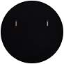 6_Possini Euro Harriet 34" Wide White Faux Marble Round Wall Mirror more views