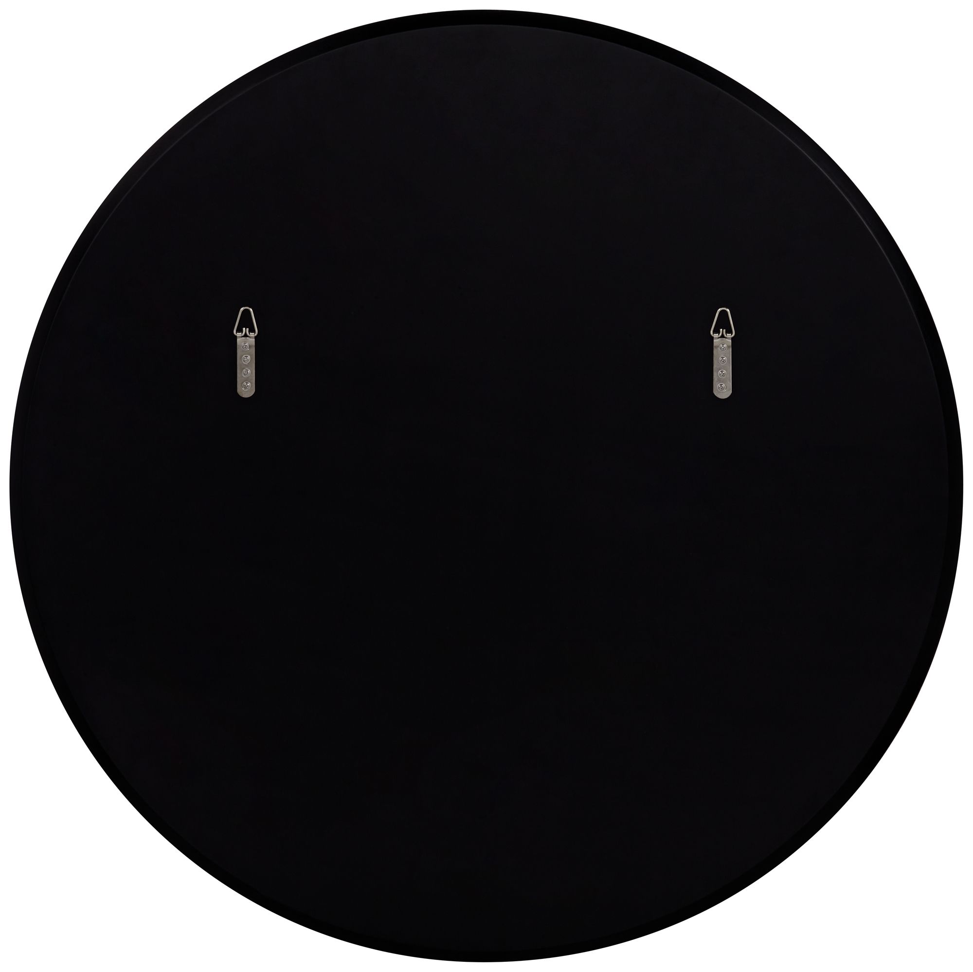 Image 6 Possini Euro Harriet Black Faux Marble 34" Round Wall Mirrors Set of 2 more views
