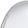 2_Possini Euro Harriet White Faux Marble 34" Round Wall Mirrors Set of 2 more views