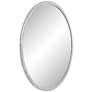 4_Possini Euro Harriet White Faux Marble 34" Round Wall Mirrors Set of 2 more views