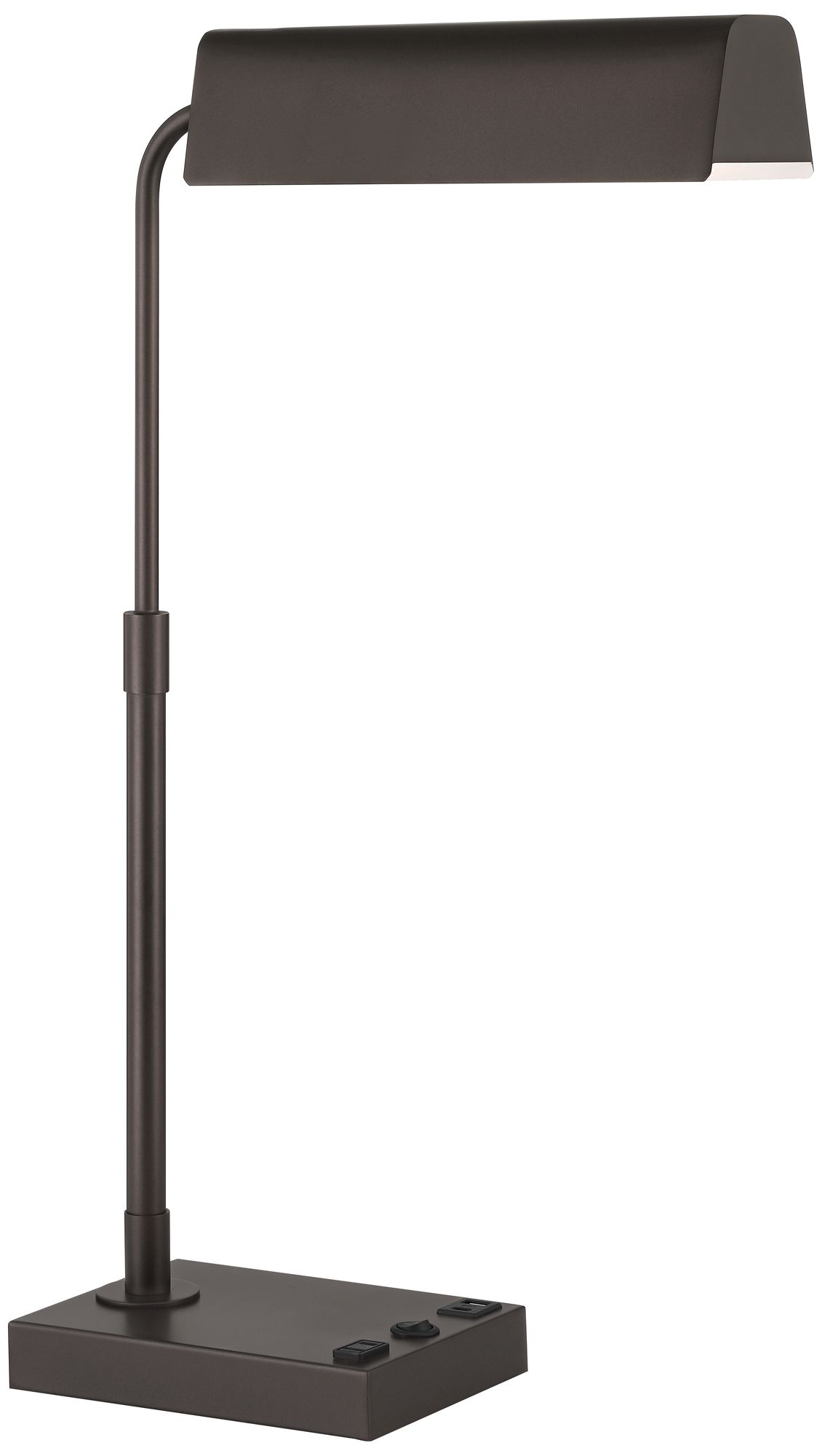 Image 2 Possini Euro Harris 25 1/2" USB and Outlet Modern Pharmacy Desk Lamp