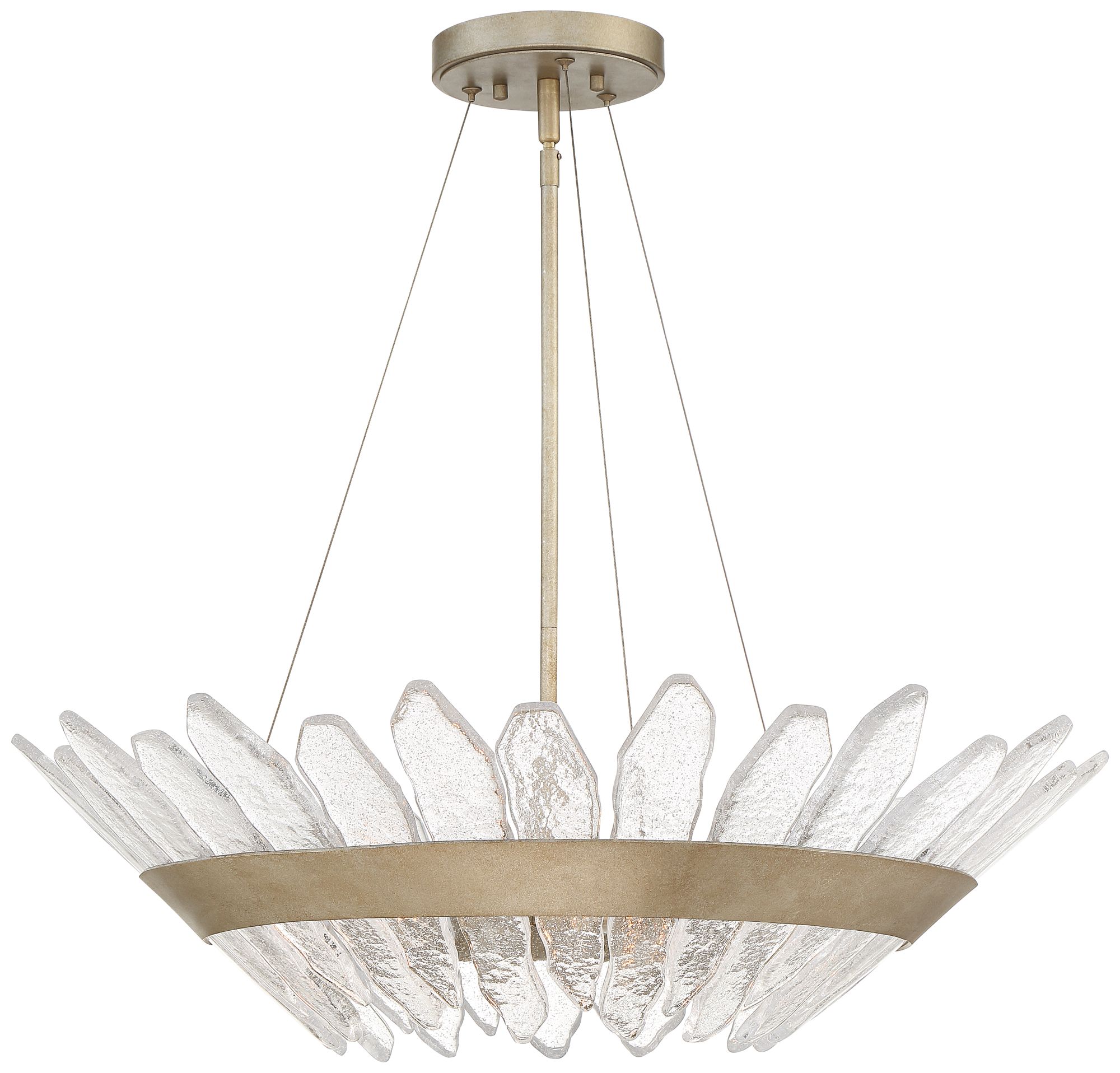 Image 7 Possini Euro Hartford 29" Wide Gray Iron Glass Modern Pendant Light more views