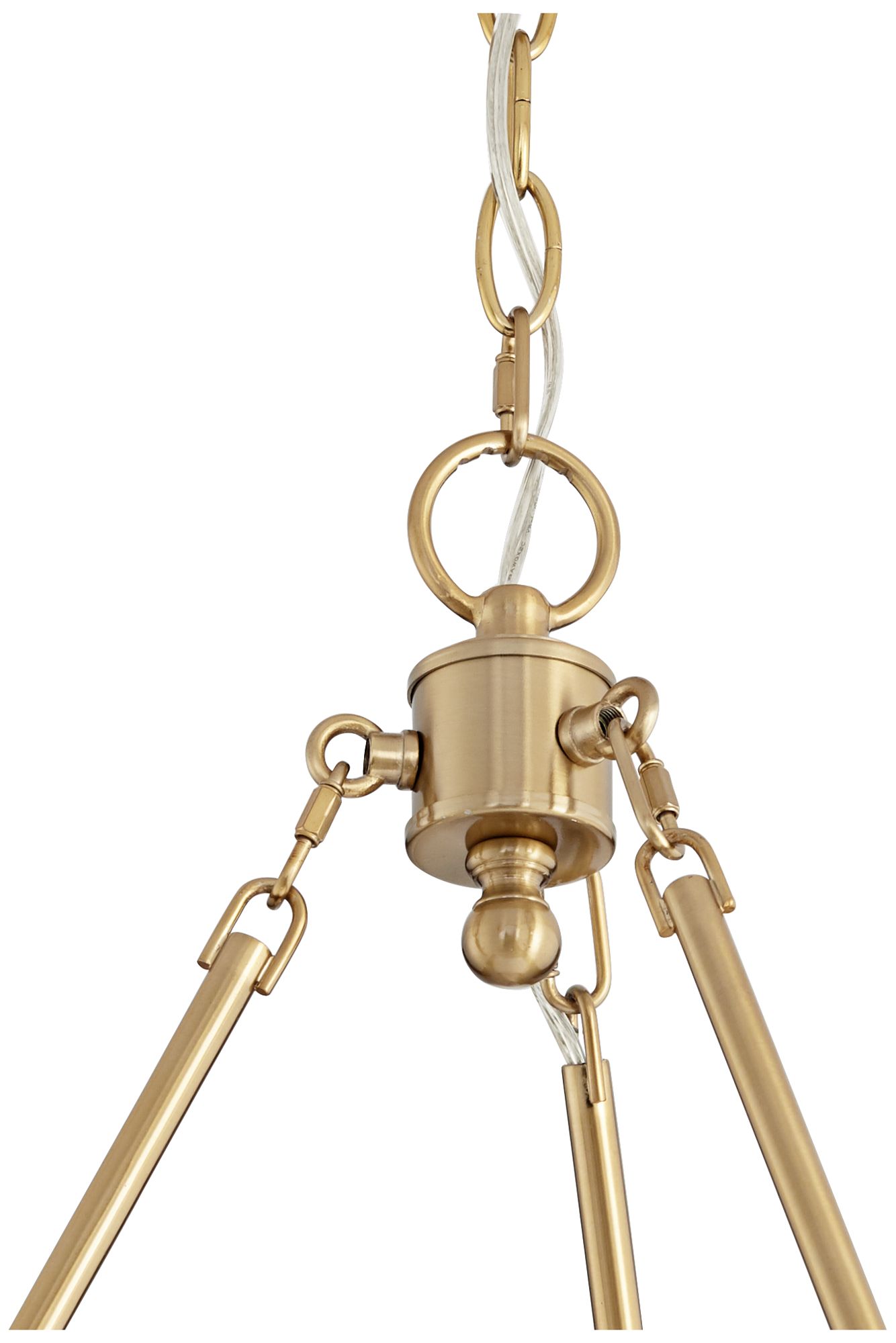 Image 5 Possini Euro Hartley 35"W Warm Antique Gold 9-Light Ring Chandelier more views