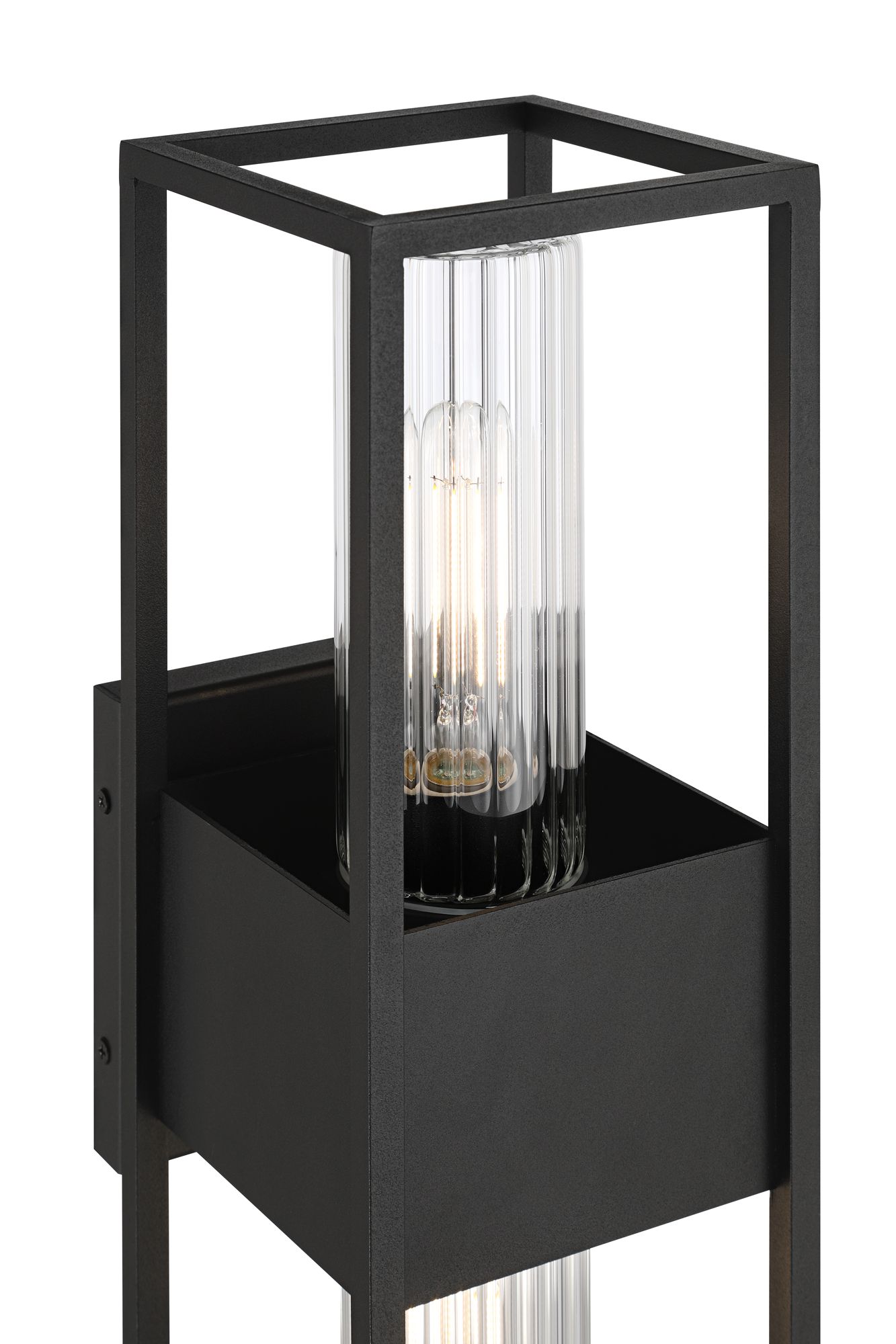 Image 2 Possini Euro Hathaway 20" Sand Black Modern 2-Light Outdoor Wall Light more views