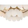 4_Possini Euro Haumea 16 1/4" Wide Warm Gold Ceiling Light more views
