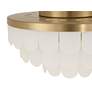5_Possini Euro Haumea 16 1/4" Wide Warm Gold Ceiling Light more views