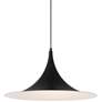 2_Possini Euro Havilund 30" Wide Matte Black Pendant Light