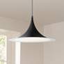 1_Possini Euro Havilund 30" Wide Matte Black Pendant Light
