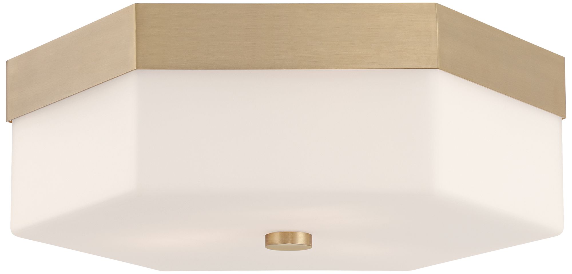 Image 5 Possini Euro Hawkins 14"W Matte Brass Opal Glass 3-Light Ceiling Light more views