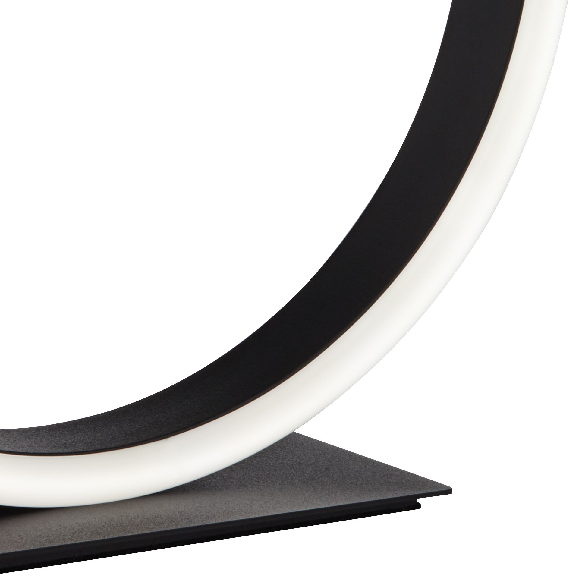 Image 5 Possini Euro Helix 10" High Looped Ring Modern LED Accent Table Lamp more views