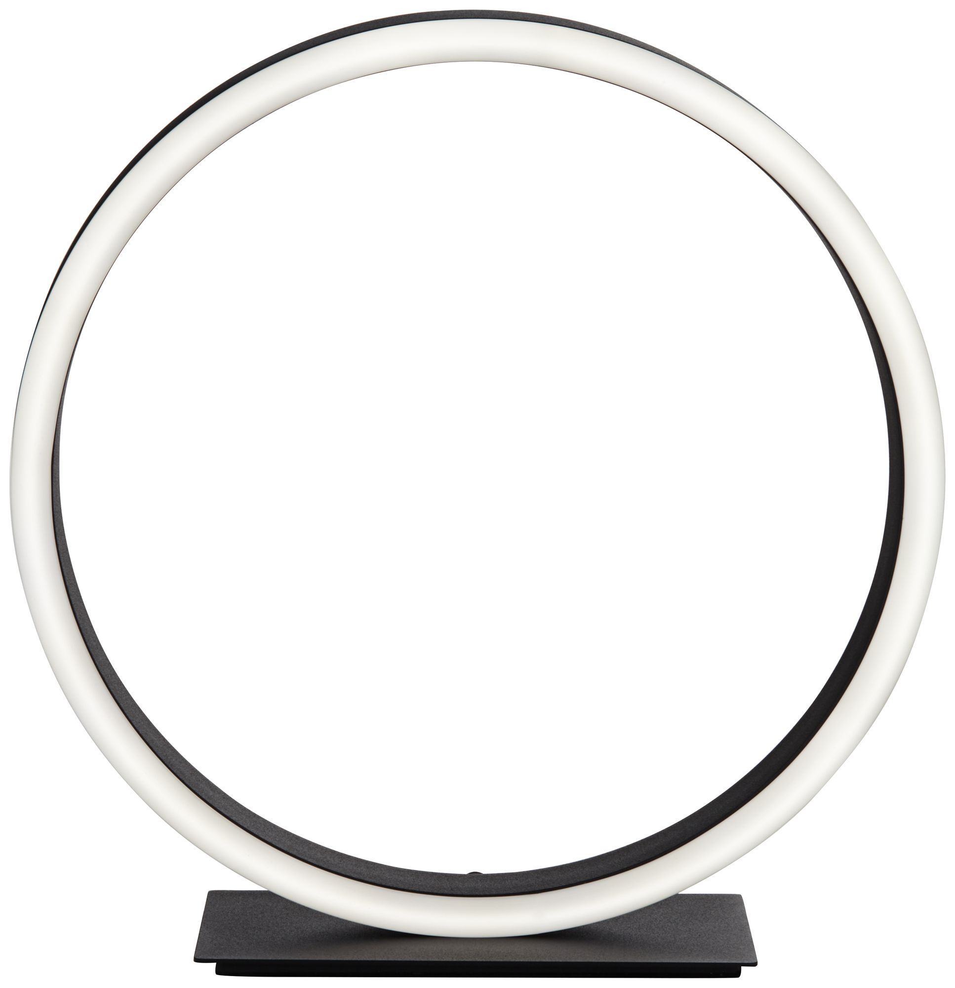 Possini Euro Helix 10" High Looped Ring Modern LED Accent Table Lamp in scene