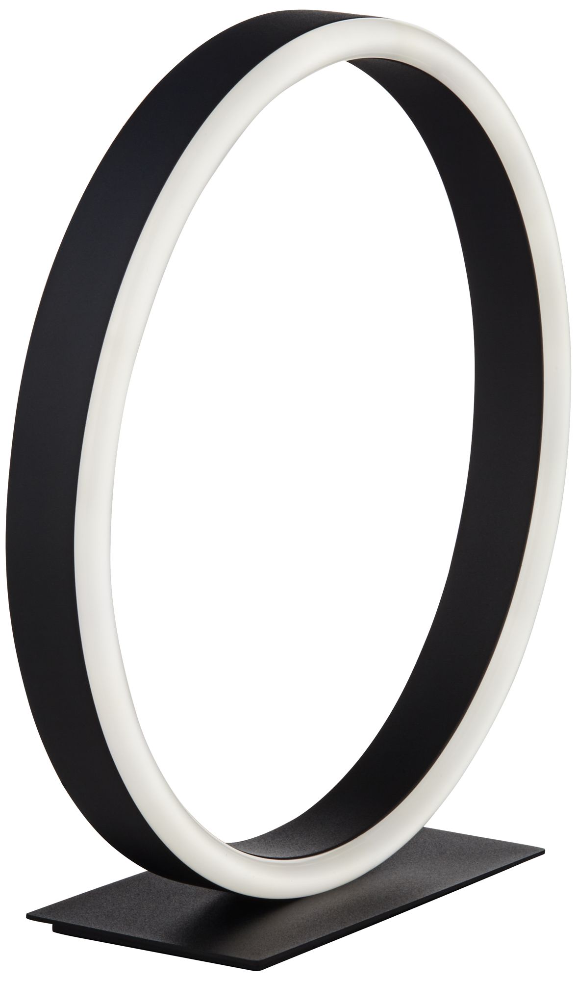 Possini Euro Helix 10" High Looped Ring Modern LED Accent Table Lamp in scene