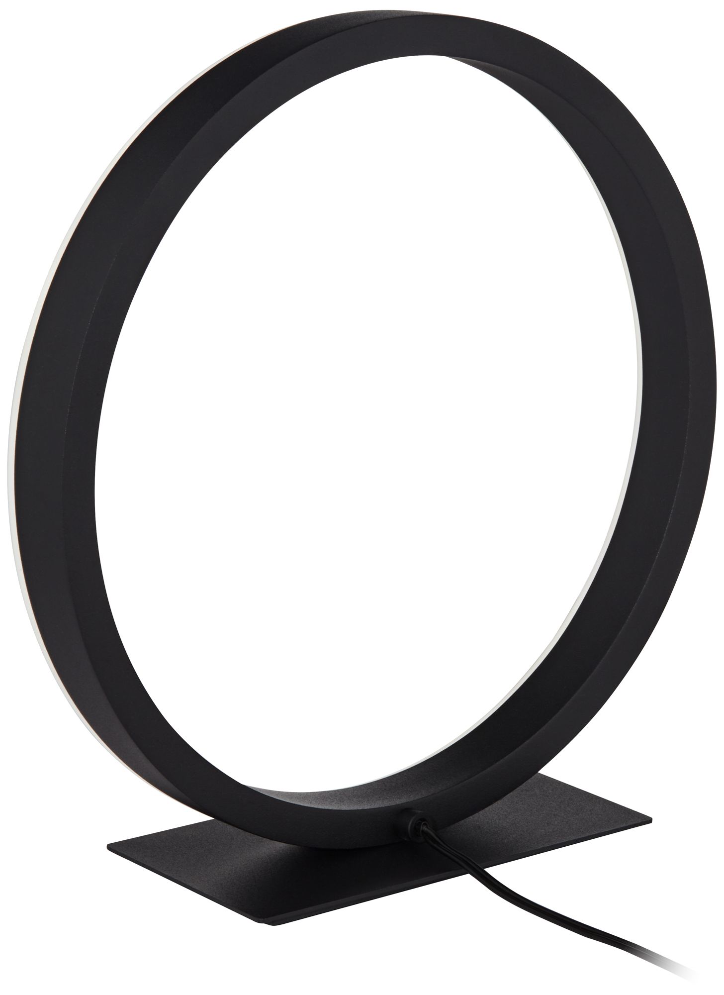 Possini Euro Helix 10" High Looped Ring Modern LED Accent Table Lamp in scene