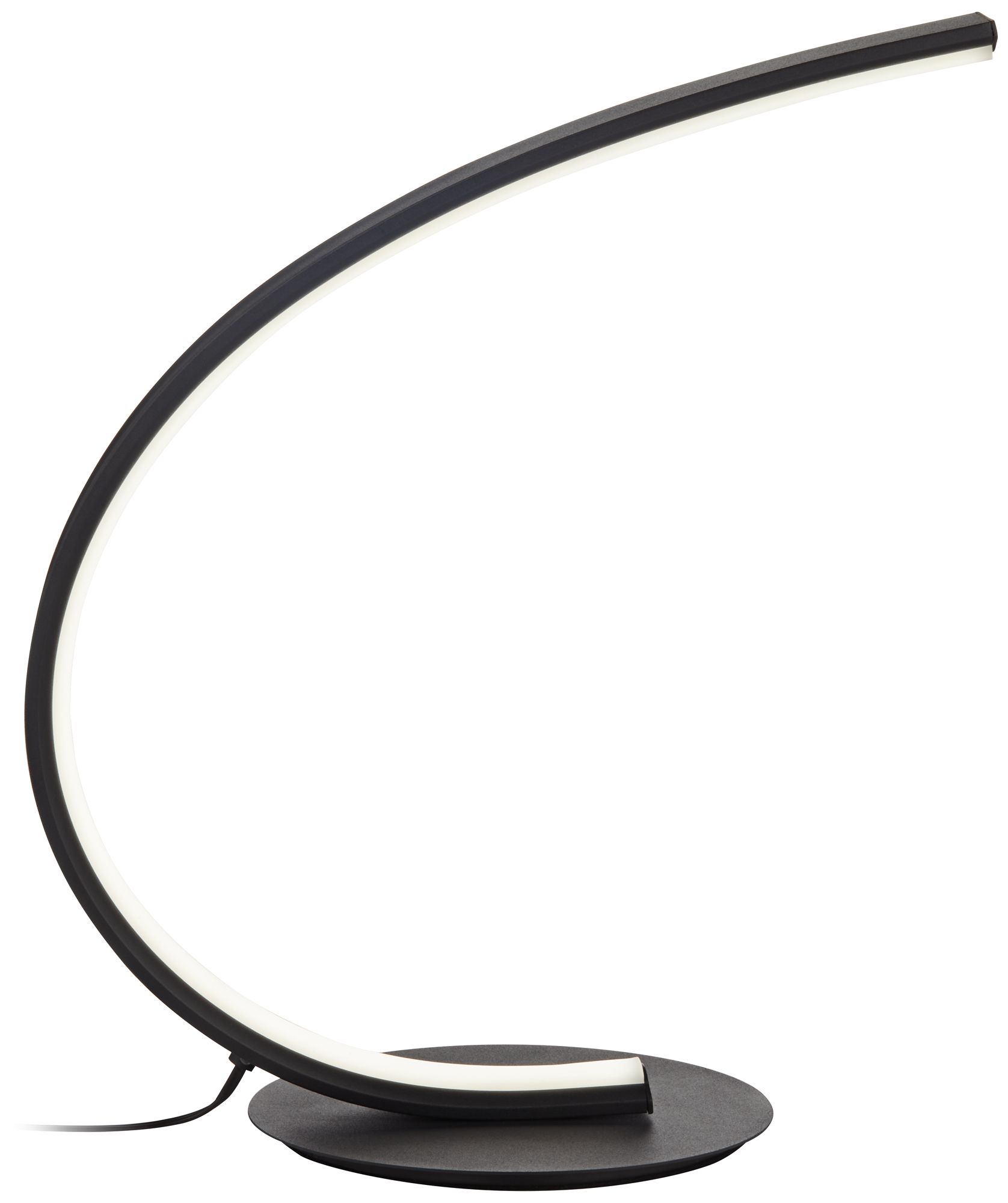 Possini Euro Helix 15 1/4" High Curved Arc LED Accent Table Lamp in scene