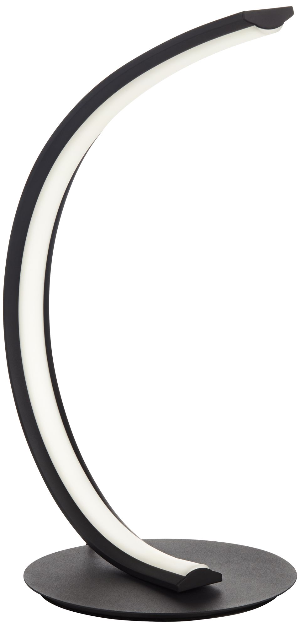 Possini Euro Helix 15 1/4" High Curved Arc LED Accent Table Lamp in scene