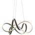 Possini Euro Helix 21" Wide Sand Black Modern LED Spiral Pendant Light