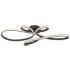 Possini Euro Helix 36 1/2" Wide Sand Black LED Spiral Ceiling Light