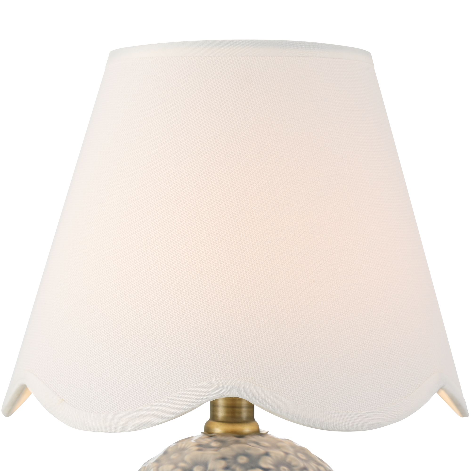 Image 3 Possini Euro Hemings 12 1/4" Blue Floral Battery Power Accent Lamp Set more views