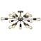 Possini Euro Hemingson 26" Wide Gun Metal LED Ceiling Light