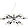 Possini Euro Hemingson 28" Wide Gun Metal 15-Light Pendant