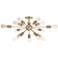 Possini Euro Hemingson 32" Gold 15-Light LED Sputnik Ceiling Light